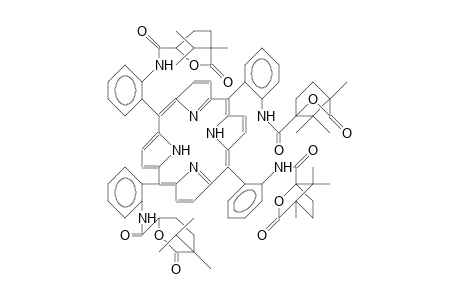 meso-Tetra(A,B,A,B-O-camphanylamidophenyl)-porphyrin