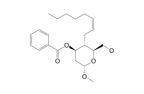 METHYL_2,4-DIDEOXY-3-BENZOYL-4-C-(2-Z-OCTENYL)-ALPHA-D-ARABINO-HEXOPYRANOSIDE