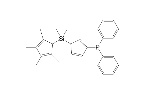 (3-(dimethyl(2,3,4,5-tetramethylcyclopenta-2,4-dienyl)silyl)cyclopenta-1,4-dienyl)diphenylphosphine