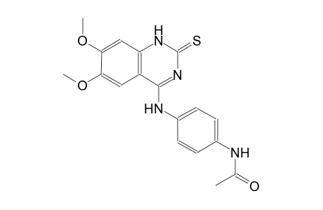 N-{4-[(6,7-dimethoxy-2-thioxo-1,2-dihydro-4-quinazolinyl)amino]phenyl}acetamide