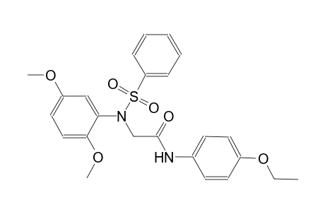 2-[2,5-dimethoxy(phenylsulfonyl)anilino]-N-(4-ethoxyphenyl)acetamide