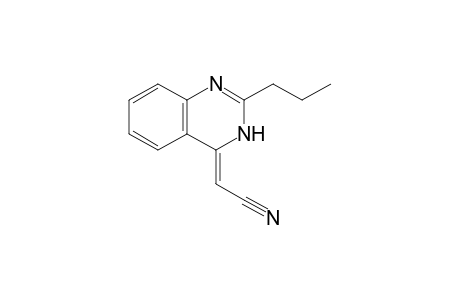 (Z)-2-[2-Propylquinazolin-4(3H)-ylidene]acetonitrile