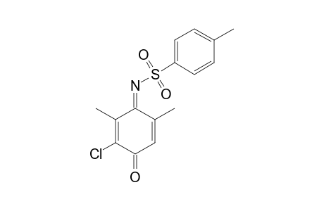 N-TOSYL-6-CHLORO-3,5-DIMETHYL-1,4-BENZOQUINONIMINE
