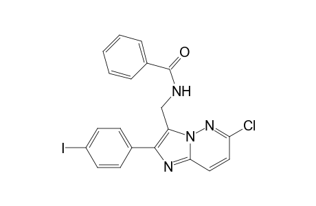 N-[[6-chloranyl-2-(4-iodophenyl)imidazo[1,2-b]pyridazin-3-yl]methyl]benzamide