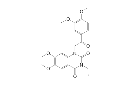 2,4(1H,3H)-quinazolinedione, 1-[2-(3,4-dimethoxyphenyl)-2-oxoethyl]-3-ethyl-6,7-dimethoxy-