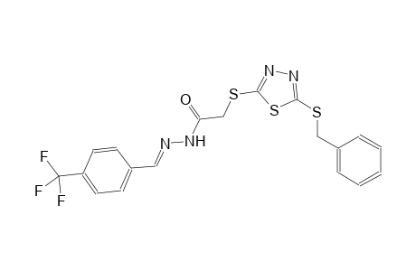 acetic acid, [[5-[(phenylmethyl)thio]-1,3,4-thiadiazol-2-yl]thio]-, 2-[(E)-[4-(trifluoromethyl)phenyl]methylidene]hydrazide