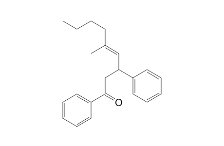(E)-5-Methyl-1,3-diphenyl-4-nonen-1-one