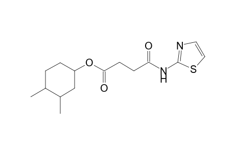 3,4-Dimethylcyclohexyl 4-oxo-4-(1,3-thiazol-2-ylamino)butanoate
