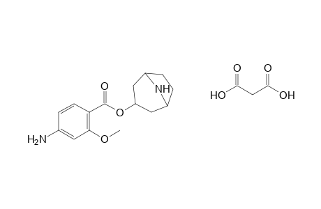 4-amino-o-anisic acid, nortropan-3-yl ester, malonate(1:1)(salt)