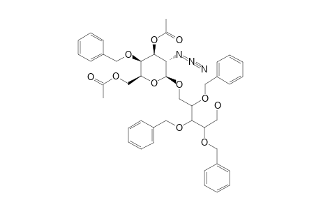 1-O-(3,6-DI-O-ACETYL-2-AZIDO-4-O-BENZYL-2-DEOXY-BETA-D-GALACTOPYRANOSYL)-2,3,4-TRI-O-BENZYL-D-RIBITOL
