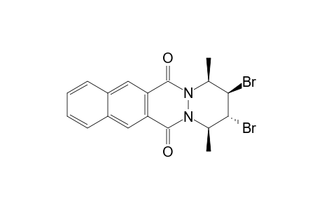 (1S,2R,3R,4R)2,3-Dibromo-1,4-dimethyl-1,2,3,4,6,13-tetrahydrobenzo[g]pyridazino[1,2-b]phthalazine-6,13-dione