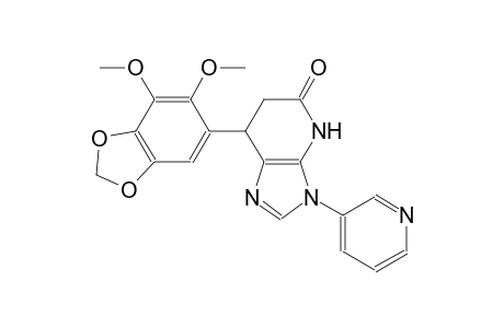 5H-imidazo[4,5-b]pyridin-5-one, 7-(6,7-dimethoxy-1,3-benzodioxol-5-yl)-3,4,6,7-tetrahydro-3-(3-pyridinyl)-