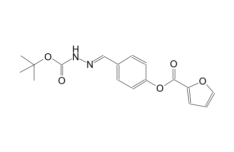 tert-butyl (2E)-2-[4-(2-furoyloxy)benzylidene]hydrazinecarboxylate