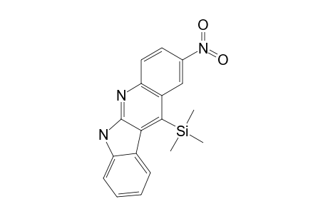 2-NITRO-11-TRIMETHYLSILYL-6H-INDOLO-[2,3-B]-QUINOLINE