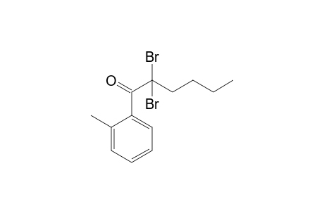 1-(2-Methylphenyl)-2,2-dibromohexan-1-one
