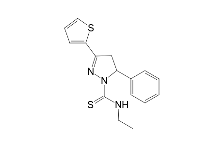 1-N-Ethylthiocarbamoyl-3-(2-thienyl)-5-phenyl-2-pyrazoline