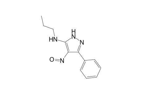 (4-nitroso-5-phenyl-1H-pyrazol-3-yl)-propyl-amine