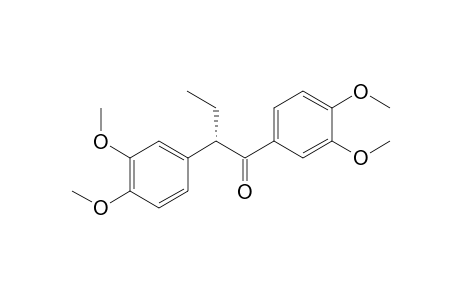 (2S)-1,2-bis(3,4-dimethoxyphenyl)-1-butanone