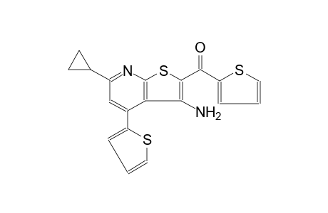 methanone, [3-amino-6-cyclopropyl-4-(2-thienyl)thieno[2,3-b]pyridin-2-yl]-2-thienyl-