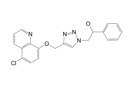 4-{[(5-chloroquinolin-8-yl)oxy]methyl}-alpha-phenyl-1H-1,2,3-triazole-1-ethanol