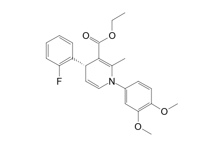 (R)-ETHYL-1-(3,4-DIMETHOXYPHENYL)-4-(2-FLUOROPHENYL)-2-METHYL-1,4-DIHYDROPYRIDINE-3-CARBOXYLATE