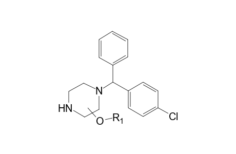 Hydroxyzine-M (N-dealkyl-HO-glucuronide) MS2