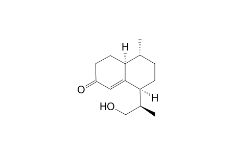 (1S,7S,10R)-7-((S)3-Hydroxyprop-2-yl)-10-methylbicyclo[4.4.0]dec-5-en-4-one