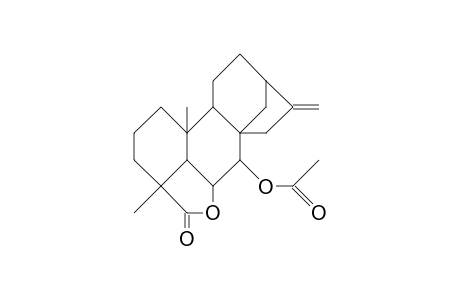 Kaur-16-en-18-oic acid, 7-(acetyloxy)-6-hydroxy-, .gamma.-lactone, (4.alpha.,6.alpha.,7.beta.)-