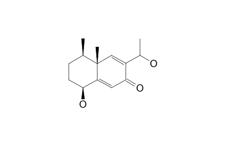 1-BETA-HYDROXY-6,9-DIENE-8-OXO-11-NOR-11-HYDROXY-EREMOPHILANE