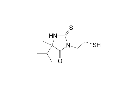 4-Imidazolidinone, 3-(2-mercaptoethyl)-5-methyl-5-(1-methylethyl)-2-thioxo-, (.+-.)-