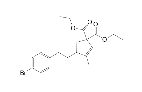 Diethyl 3-Methyl-4-(4-bromophenethyl)cyclopent-2-ene-1,1-dicarboxylate