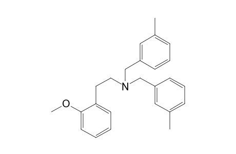 2-(2-Methoxyphenyl)-N,N-bis(3-methylbenzyl)ethan-1-amine