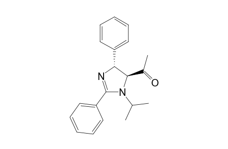 Ethanone, 1-[4,5-dihydro-1-(1-methylethyl)-2,4-diphenyl-1H-imidazol-5-yl]-, trans-