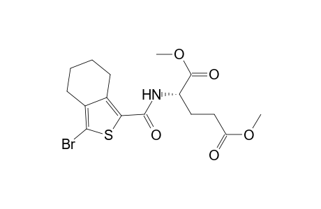 (2S)-2-[(3-bromo-4,5,6,7-tetrahydroisobenzothiophene-1-carbonyl)amino]glutaric acid dimethyl ester