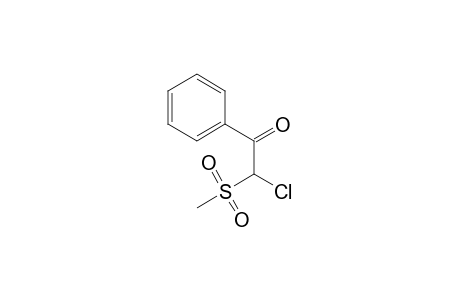 2-Chloranyl-2-methylsulfonyl-1-phenyl-ethanone