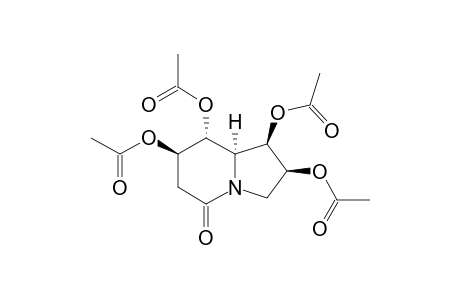 (1R,2S,7R,8R,8AS)-1,2,7,8-TETRAACETOXYINDOLIZIDIN-5-ONE