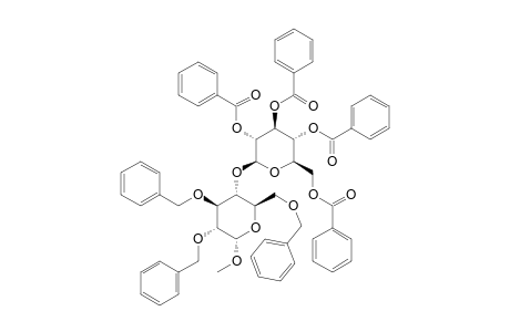 METHYL_2,3,6-TRI-O-BENZYL-4-O-(2,3,4,6-TETRA-O-BENZOYL-BETA-D-GLUCOPYRANOSYL)-ALPHA-D-GLUCOPYRANOSIDE