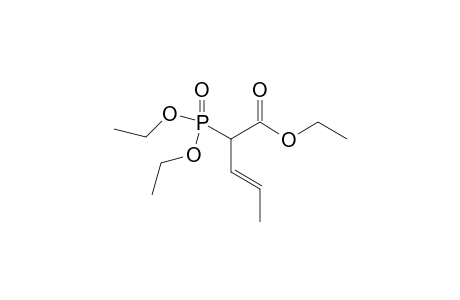 (E)-2-diethoxyphosphoryl-3-pentenoic acid ethyl ester