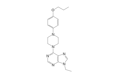 9-ethyl-6-(4-(4-propoxyphenyl)piperazin-1-yl)-9H-purine