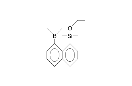 (8-[Ethoxy-dimethyl-silyl]-1-naphthyl)-dimethyl-borane