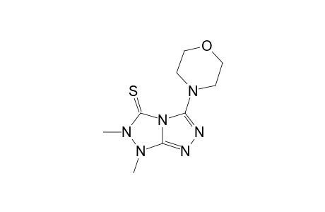 6,7-DIHYDRO-6,7-DIMETHYL-3-MORPHOLINO-[1,2,4]-TRIAZOLO-[3,4-C]-[1,2,4]-TRIAZOLO-5(5H)-THIONE