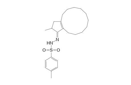 14-Methyl-bicyclo(10.3.0)pentadec-1(12)-en-13-one tosylhydrazone