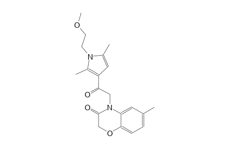 2H-1,4-benzoxazin-3(4H)-one, 4-[2-[1-(2-methoxyethyl)-2,5-dimethyl-1H-pyrrol-3-yl]-2-oxoethyl]-6-methyl-