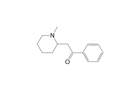 2-(1-Methyl-2-piperidinyl)-1-phenylethanone