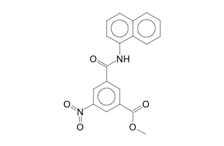3-(1-naphthylcarbamoyl)-5-nitro-benzoic acid methyl ester