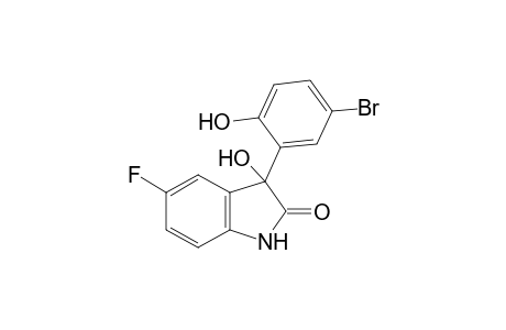 2H-Indol-2-one, 3-(5-bromo-2-hydroxyphenyl)-5-fluoro-1,3-dihydro-3-hydroxy-