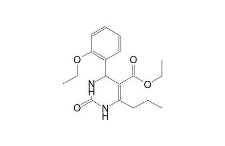 ethyl 4-(2-ethoxyphenyl)-2-oxo-6-propyl-1,2,3,4-tetrahydro-5-pyrimidinecarboxylate