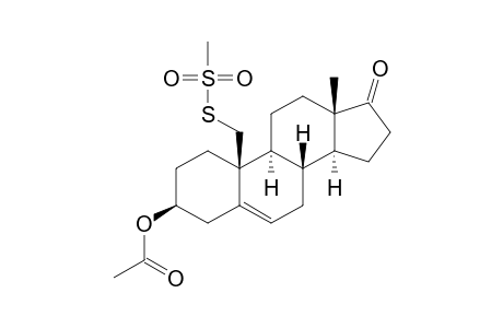 Androst-5-en-17-one, 3-(acetyloxy)-19-[(methylsulfonyl)thio]-, (3.beta.)-