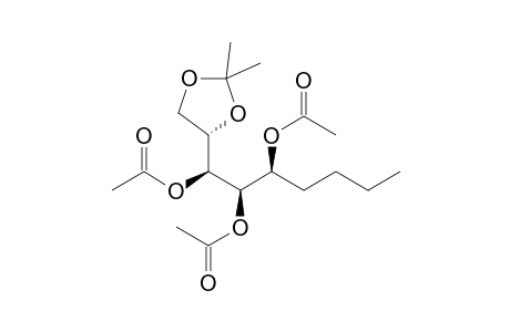 (1S,2R,3S)-2,3-Diacetoxy-1-[(4S)-2,2-dimethyl-1,3-dioxolane-4-yl]heptyl acetate