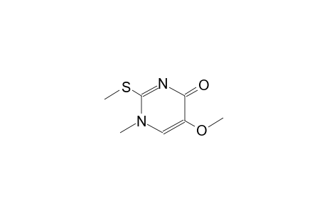 4(1H)-Pyrimidinone, 5-methoxy-1-methyl-2-(methylthio)-